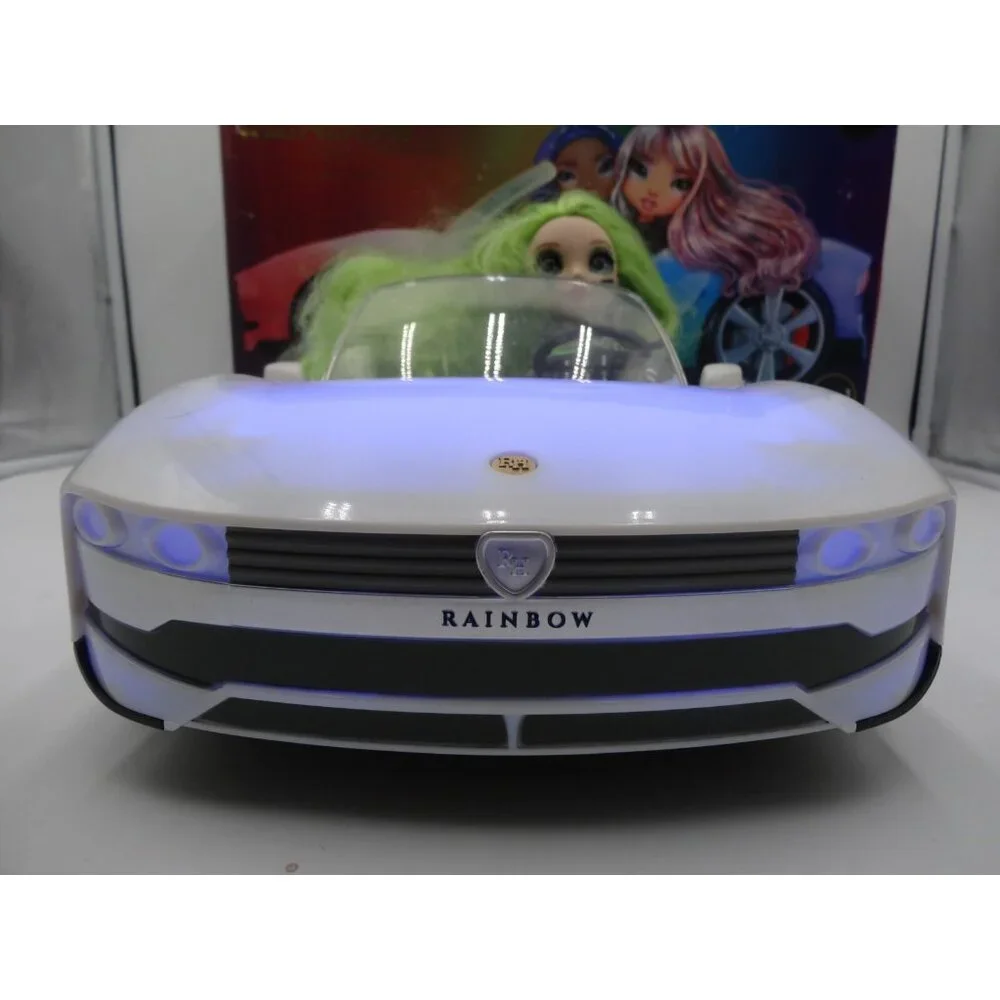 Rainbow High Color Change Doll Car Convertible Light-Up Multicolor & Jade Hunter